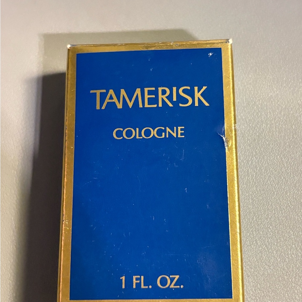 Mary Kay Tamerisk Cologne with Blue and Gold Packaging